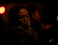 2017年1月3日，上海市區(qū)，一名戴著厚重口罩的女子。攝影：Aly Song