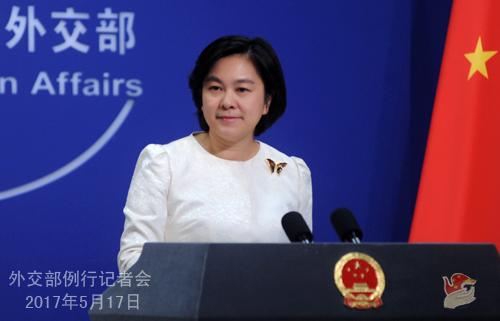中國外交部發(fā)言人華春瑩。圖片來源：外交部網(wǎng)站。