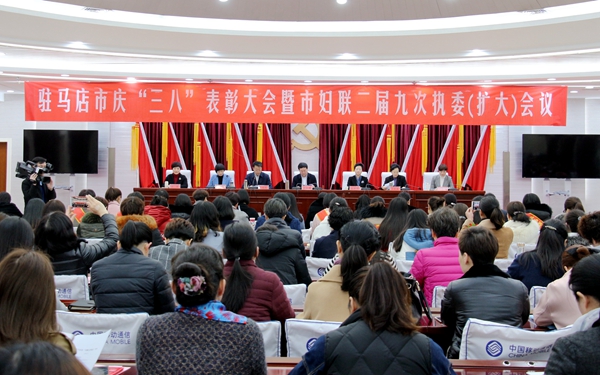 駐馬店市慶“三八”表彰大會召開