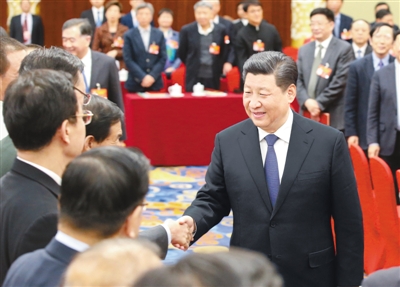 習(xí)近平在看望參加政協(xié)會議的文藝界社科界委員時強(qiáng)調(diào)