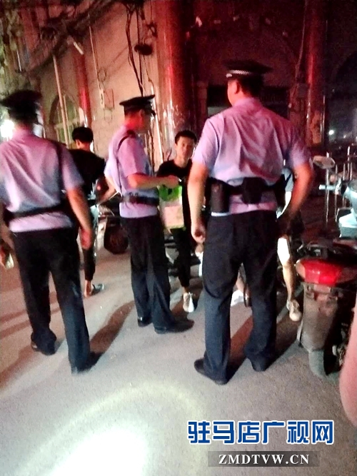 雪松派出所對溫州步行街開展專項集中清查