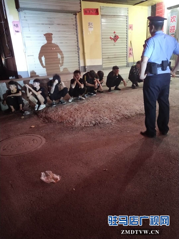 雪松派出所對溫州步行街開展專項集中清查