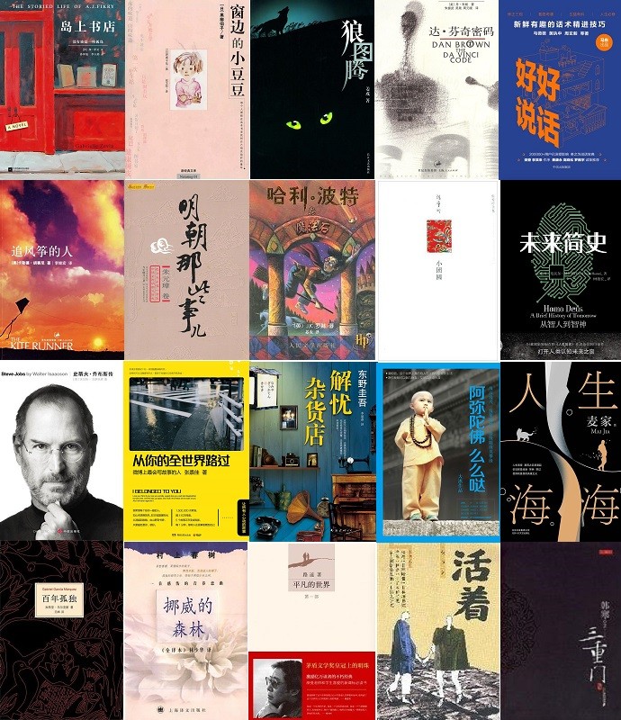 20年來，你的青春給了哪些暢銷書？