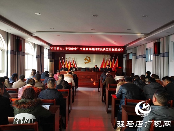 彭橋鄉(xiāng)召開“不忘初心、牢記使命”主題教育期間查處典型案例通報會