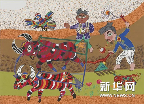 【防控疫情 線上展覽一】陜西省美術博物館藏安塞農民畫作品展