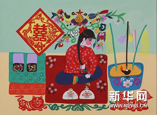 【防控疫情 線上展覽一】陜西省美術博物館藏安塞農民畫作品展