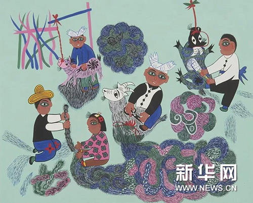 【防控疫情 線上展覽一】陜西省美術博物館藏安塞農民畫作品展