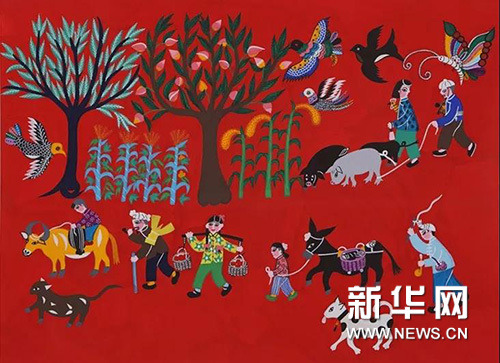 【防控疫情 線上展覽一】陜西省美術博物館藏安塞農民畫作品展
