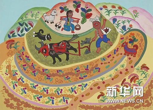 【防控疫情 線上展覽一】陜西省美術博物館藏安塞農民畫作品展