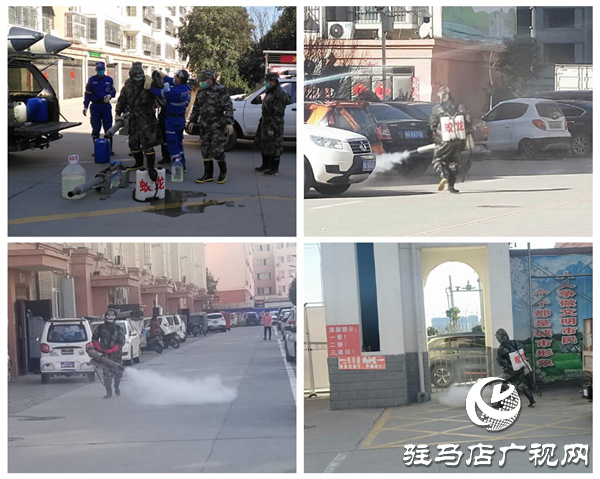 “民兵消疫先鋒隊”來到開源辦事處轄區(qū)，義務(wù)開展消殺工作