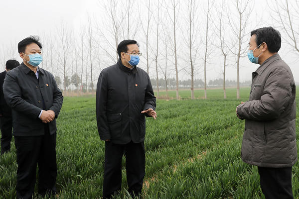 王國(guó)生在駐馬店市檢查疫情防控、農(nóng)業(yè)生產(chǎn)、復(fù)工復(fù)產(chǎn)工作時(shí)強(qiáng)調(diào) 農(nóng)業(yè)穩(wěn)戰(zhàn)勝風(fēng)險(xiǎn)挑戰(zhàn)底氣就足