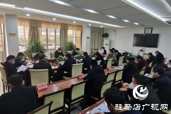 上蔡縣委書記胡建輝主持召開項目建設(shè)復工復產(chǎn)推進會