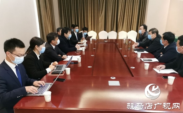 上蔡縣委書記胡建輝會見牧原集團、想念食品公司負責人