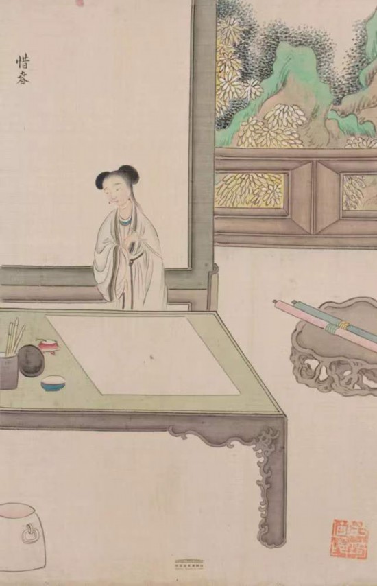 清朝人眼中的“金陵十二釵”美成什么樣？國博收藏的這套圖冊告訴你