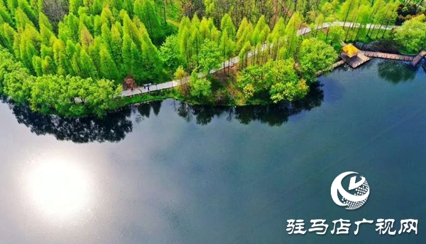 春風(fēng)拂“蘇堤”，游人醉“斷橋”，四月的天中美景似江南