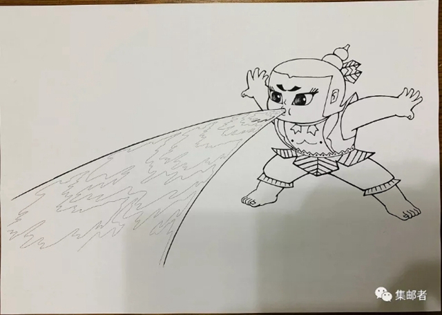 《動(dòng)畫——葫蘆兄弟》特種郵票六一開售，驛城區(qū)發(fā)行量200套，一早搶空