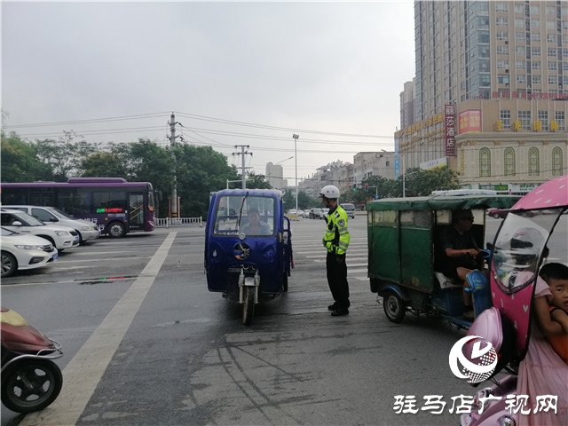 市交警部門開展&ldquo;鐵拳1號平安驛城&rdquo;交通違法行為專項治理行動