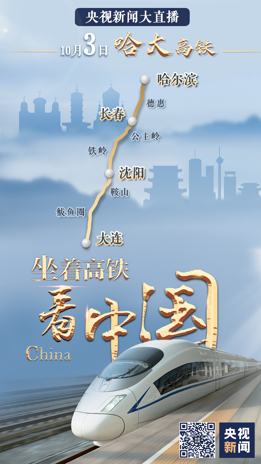 祖國(guó)那么大，我們都想去看看！八天八線，坐著高鐵看中國(guó)