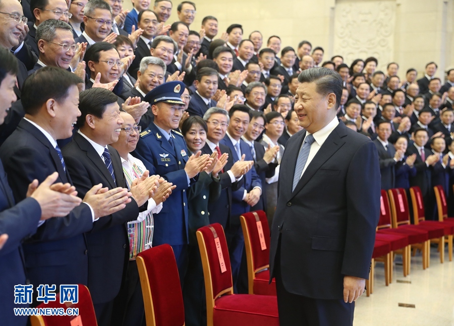 習(xí)近平會(huì)見全國精神文明建設(shè)表彰大會(huì)代表