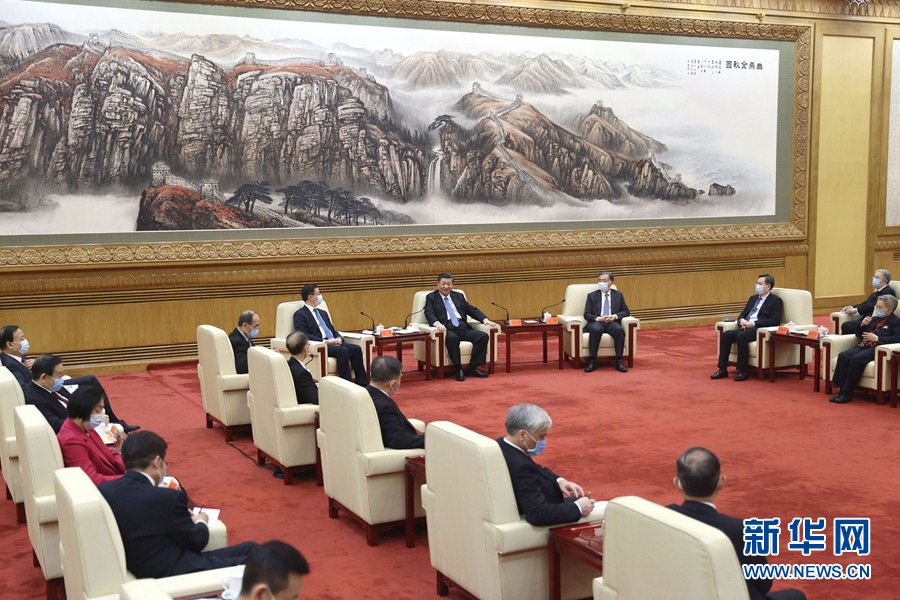 習(xí)近平同黨外人士共迎新春