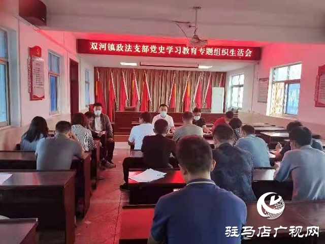 確山縣雙河鎮(zhèn)召開(kāi)黨史學(xué)習(xí)教育專(zhuān)題組織生活會(huì)