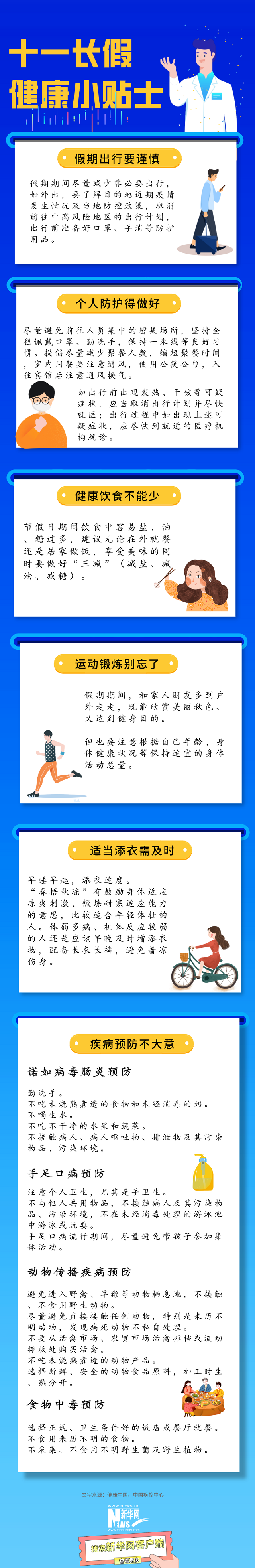 這份“十一”實(shí)用健康小貼士請(qǐng)您收下！