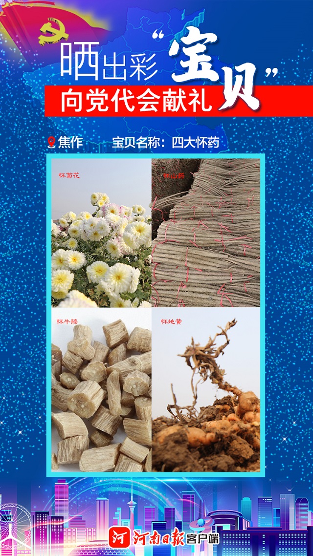 海報(bào) | 曬出彩“寶貝” 向黨代會(huì)獻(xiàn)禮 焦作“寶貝”植根中國(guó)文化