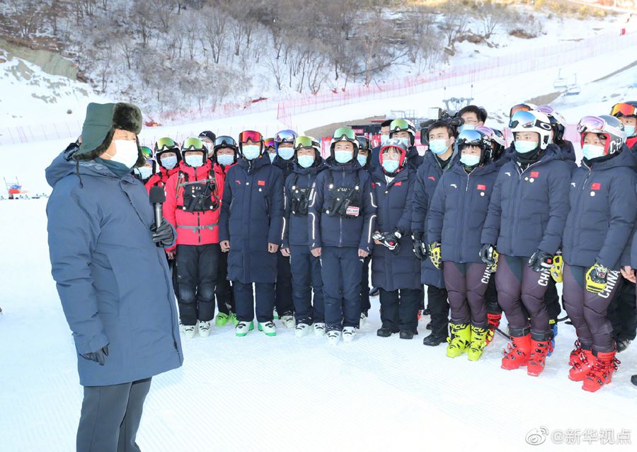 習(xí)近平考察北京冬奧會、冬殘奧會籌辦工作