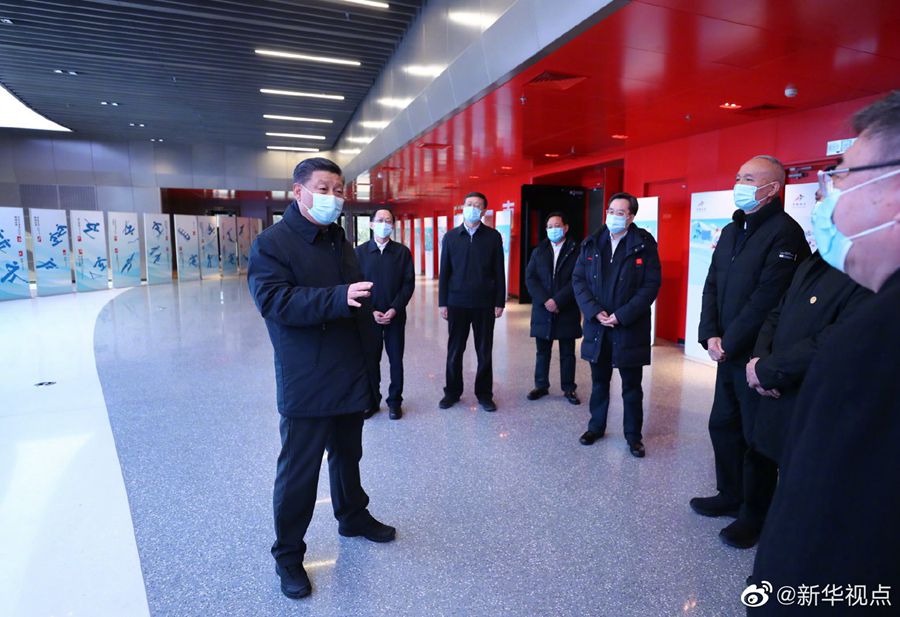 習(xí)近平考察北京冬奧會、冬殘奧會籌辦工作