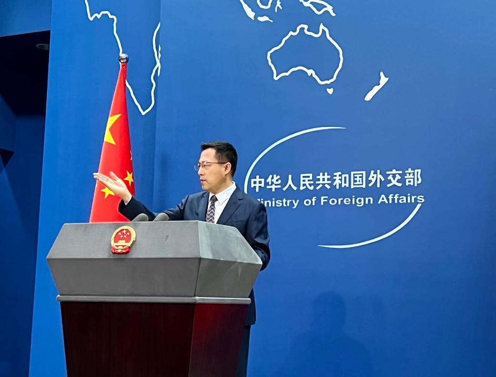 外交部發(fā)言人：中國人民解放軍絕不會(huì)坐視不管