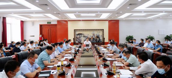 駐馬店市政府召開全市重點項目推進第十八次周例會