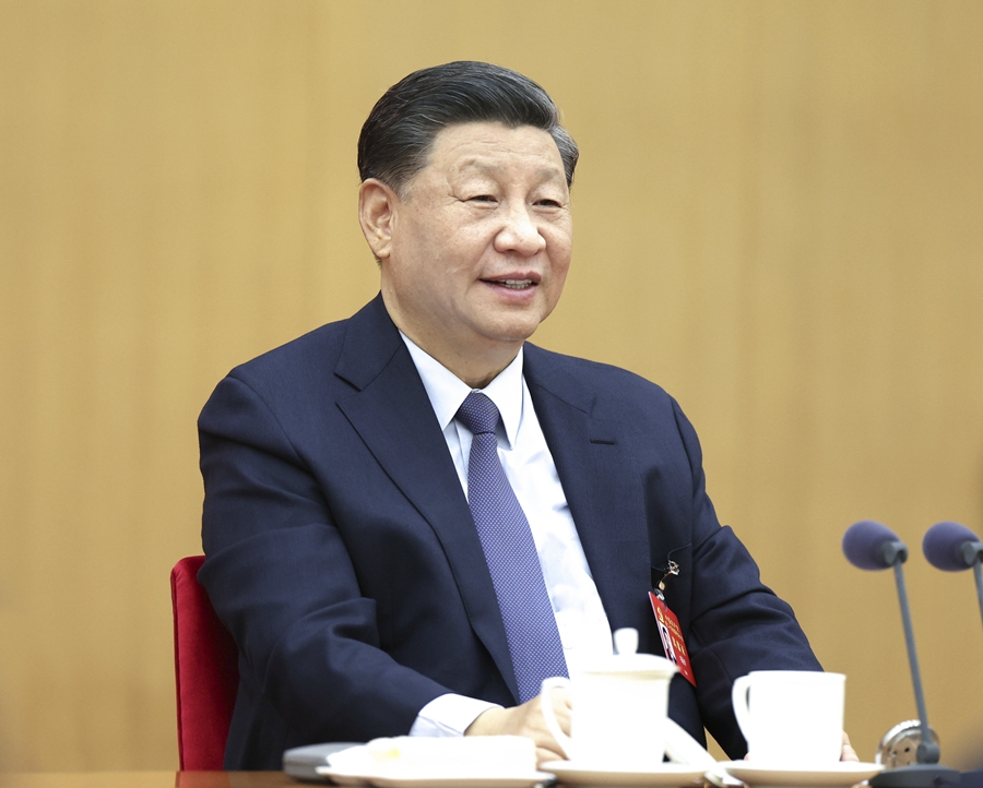 （二十大受權發(fā)布）習近平在參加黨的二十大廣西代表團討論時強調(diào) 心往一處想勁往一處使推動中華民族偉大復興號巨輪乘風破浪揚帆遠航