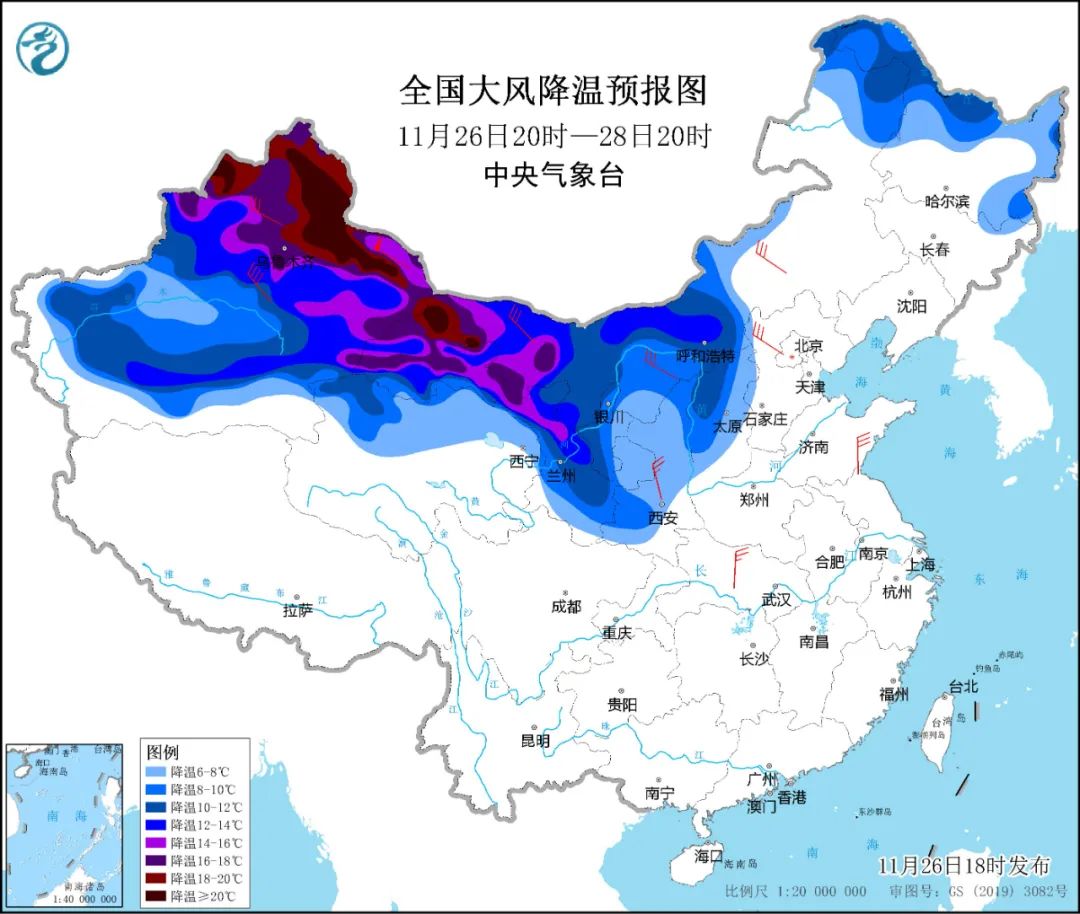 寒潮預警升級！大范圍雨雪天氣即將登場
