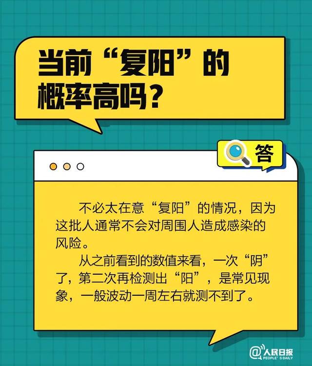 權威解答！事關新冠“復陽”和“再感染”！