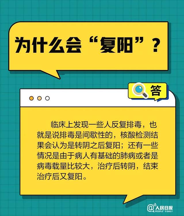 權威解答！事關新冠“復陽”和“再感染”！