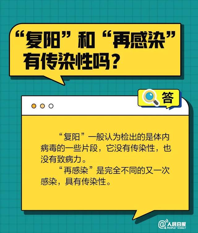 權威解答！事關新冠“復陽”和“再感染”！
