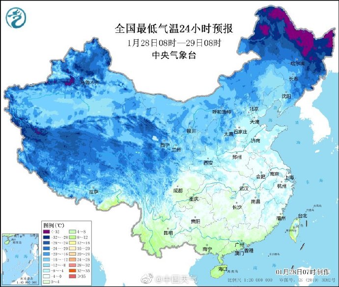全國(guó)大部雨雪“休假”，中東部將迎明顯回暖