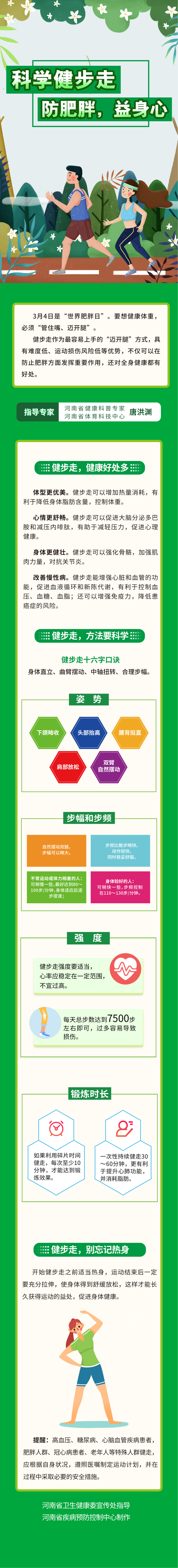 科學(xué)健步走：防肥胖，益身心