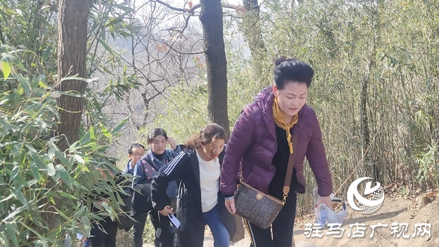 駐馬店實(shí)驗(yàn)小學(xué)開(kāi)展迎“三八”婦女節(jié)登山健身活動(dòng)