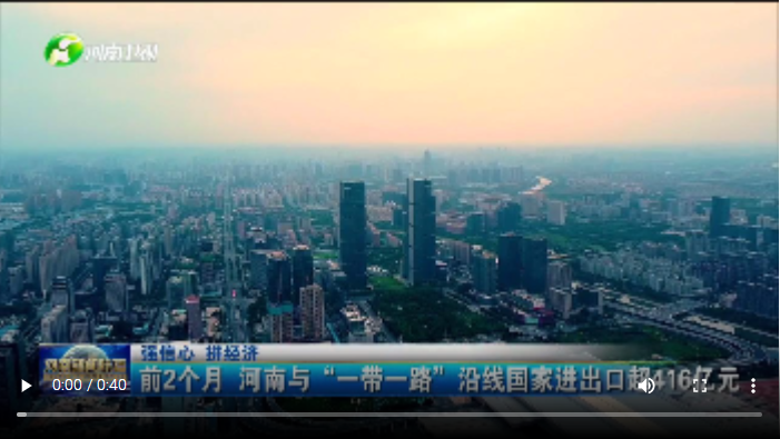 【強(qiáng)信心 拼經(jīng)濟(jì)】前2個(gè)月 河南與“一帶一路”沿線(xiàn)國(guó)家進(jìn)出口超416億元