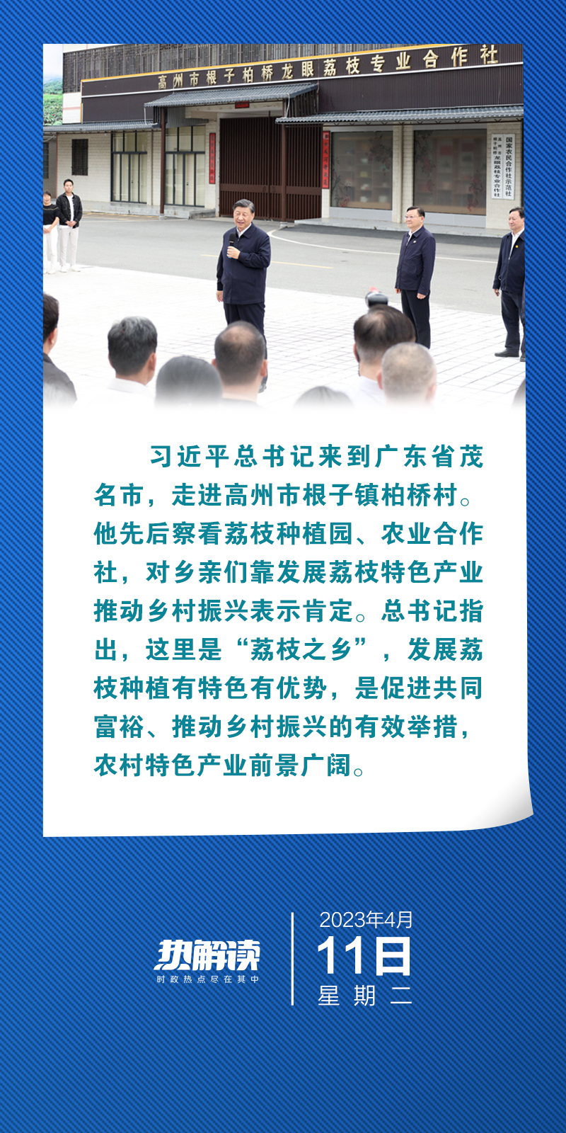  熱解讀｜來到“荔枝之鄉(xiāng)” 總書記再次走進(jìn)合作社有何深意？