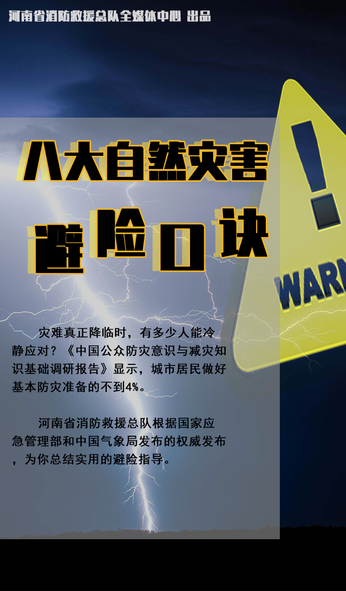 防災(zāi)減災(zāi)宣傳周開啟！這些知識必須知道！
