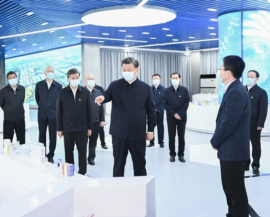 習近平在石家莊市考察調(diào)研