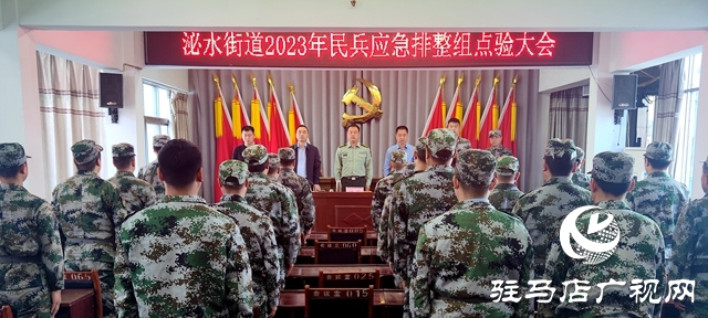 泌陽(yáng)縣泌水街道開(kāi)展2023年民兵應(yīng)急排整組點(diǎn)驗(yàn)