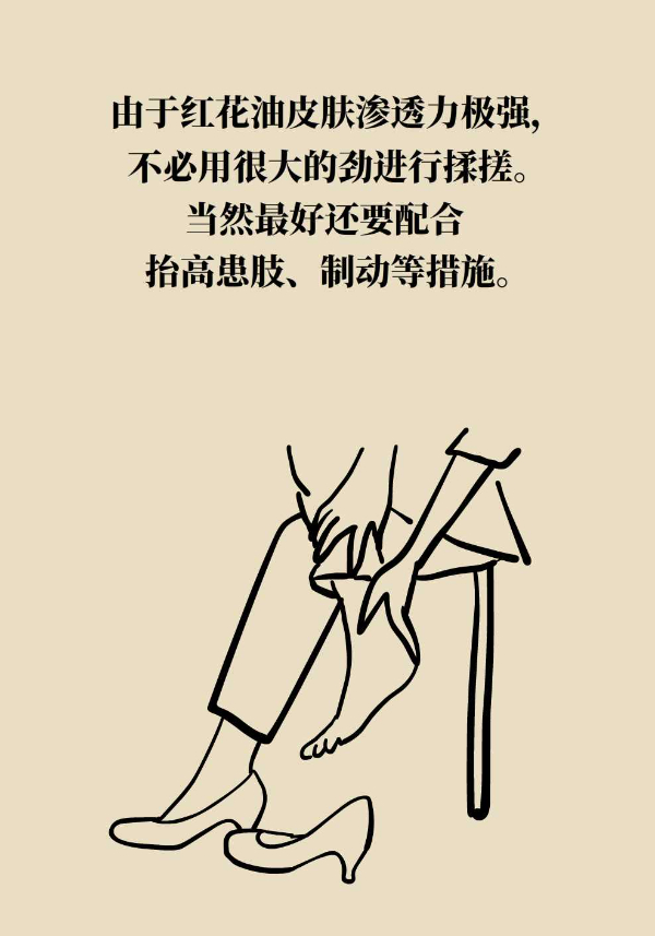 扭傷后抹紅花油，為什么傷處反而更腫了？