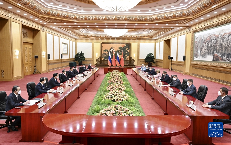 習(xí)近平會見俄羅斯聯(lián)邦委員會主席馬特維延科