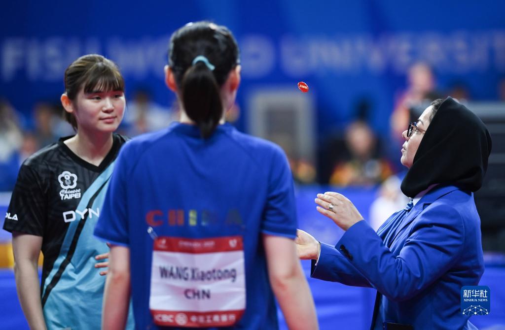 成都大運(yùn)會(huì)丨乒乓球——女子團(tuán)體賽：中國(guó)隊(duì)晉級(jí)決賽