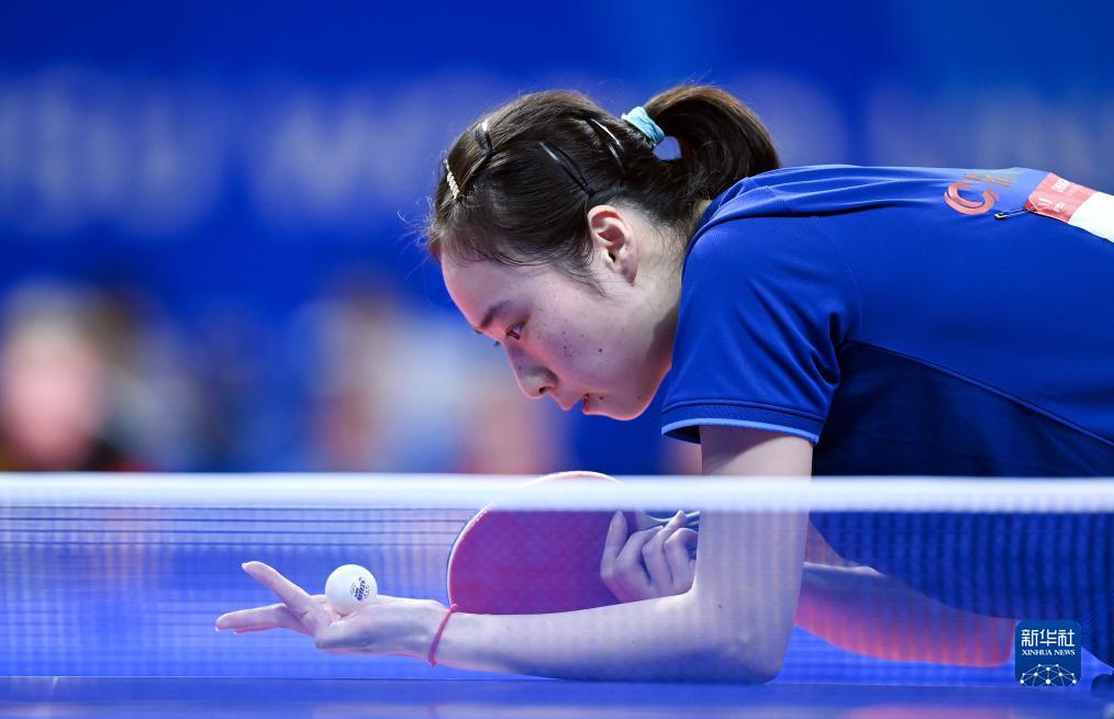 成都大運(yùn)會(huì)丨乒乓球——女子團(tuán)體賽：中國(guó)隊(duì)晉級(jí)決賽