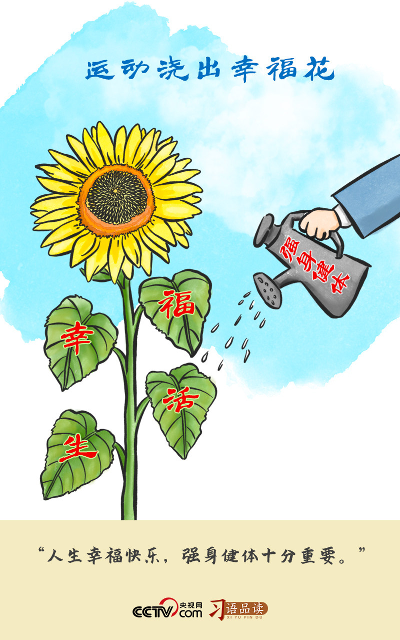 習(xí)語品讀 | “人生幸?？鞓罚瑥?qiáng)身健體十分重要”