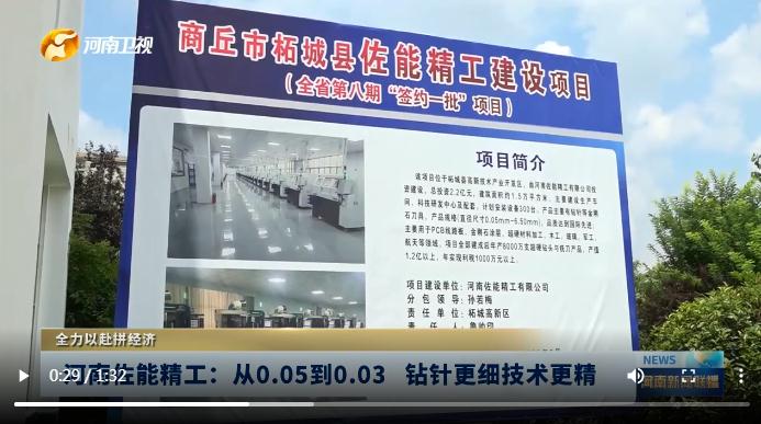 河南佐能精工：從0.05到0.03 鉆針更細技術更精丨全力以赴拼經(jīng)濟